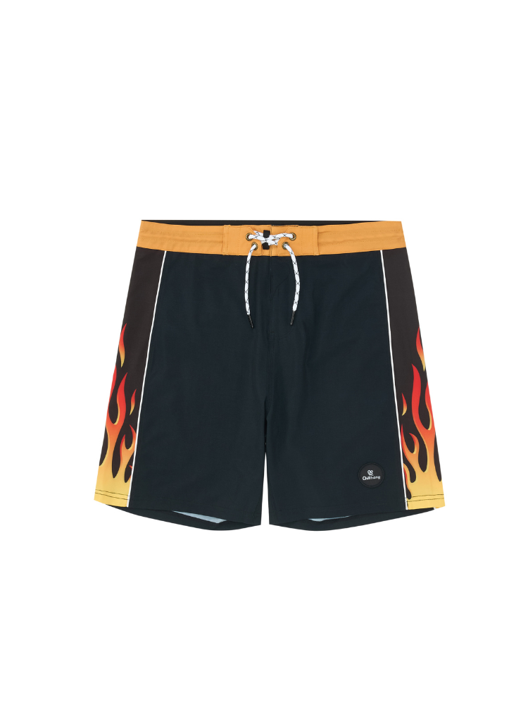 UV Protection Fire Pattern Running Shorts – Men's | ChillHang