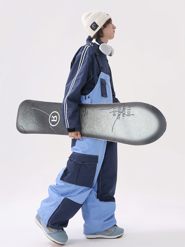 Molocoster Loose Fit Denim Ski Pullover – Unisex