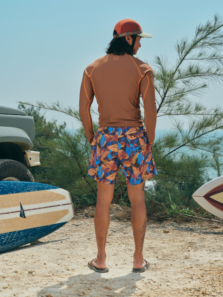 Printed Quick-Dry Stretch Board Shorts – Men's | Chillhang