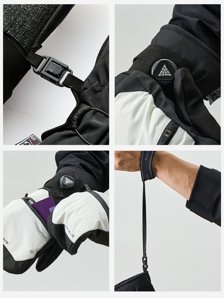 NANDN Kevlar Powder Ski Mittens