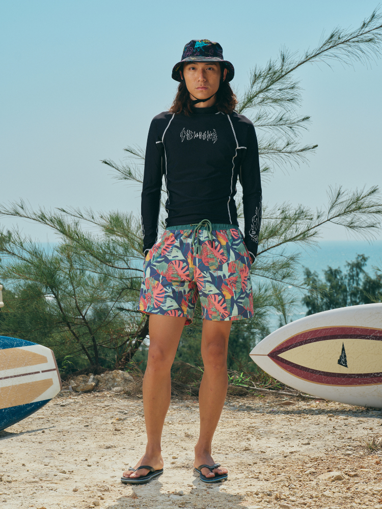 Printed Quick-Dry Stretch Board Shorts – Men's | Chillhang