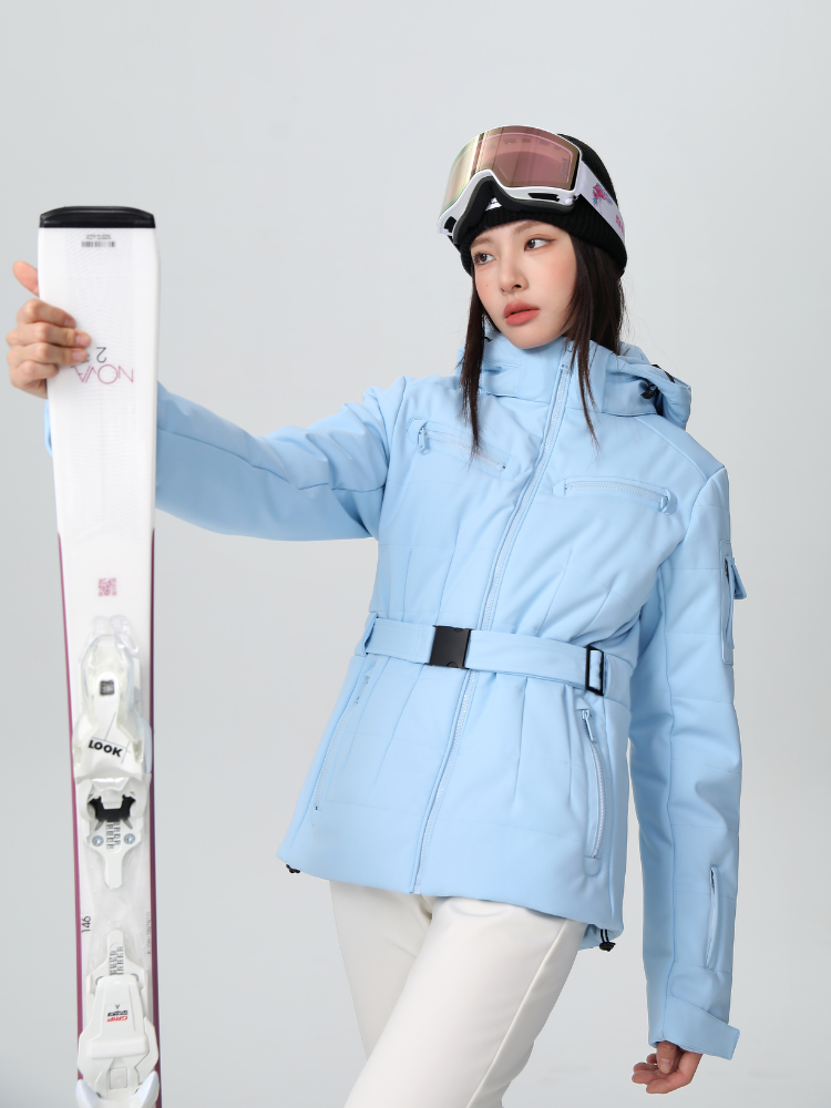 Chic Grid Insulated Ski Jacket - Women's | Searipe