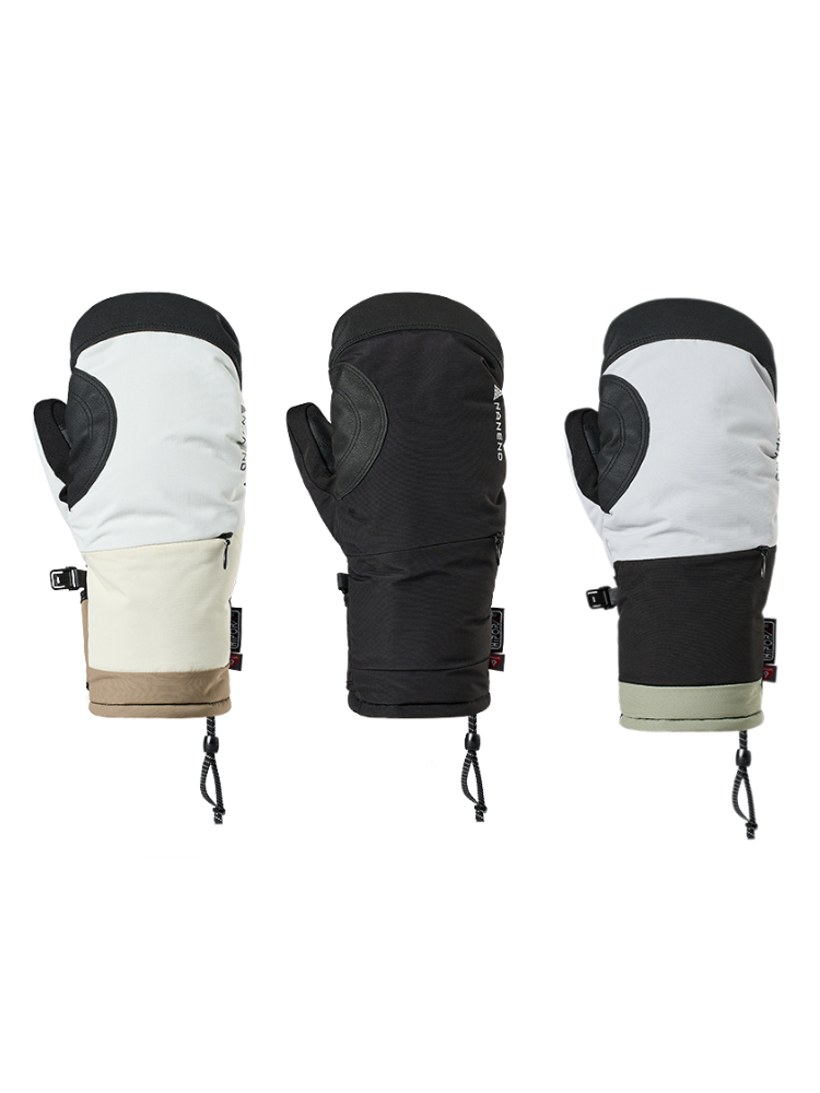 NANDN Colorblock Insulated Ski Mittens