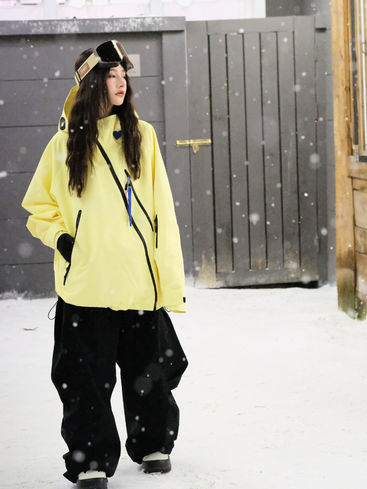 Hellystudio 3L Aurora Zip Lemon Ski Jacket - Unisex Hellystudio | Snowears.com