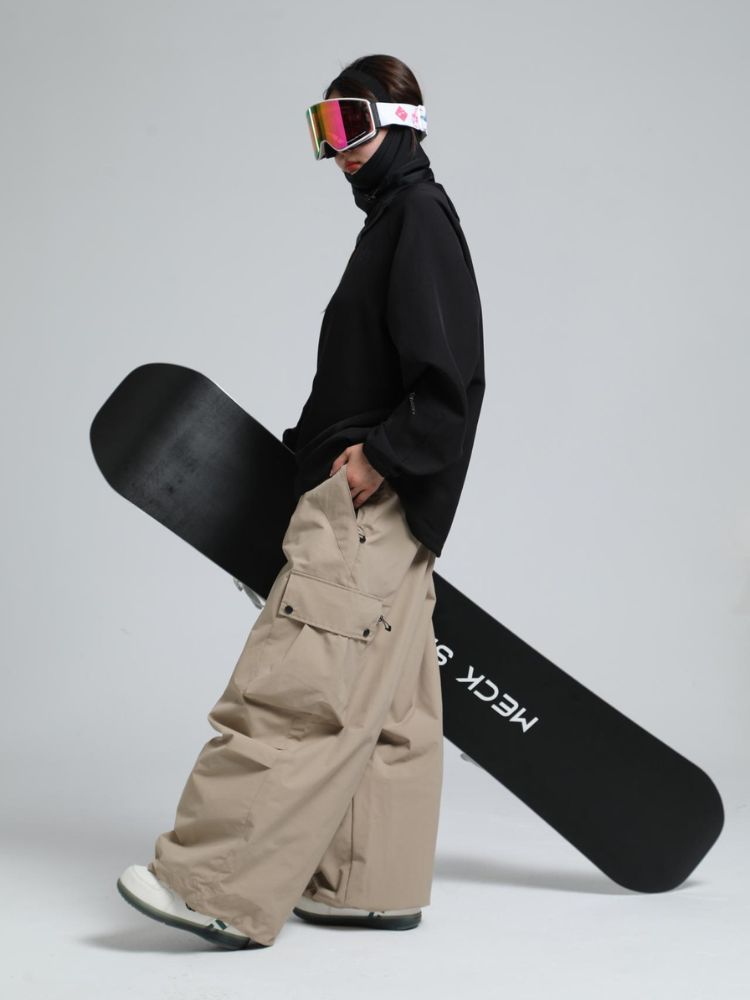 Baggy Loose Fit Cargo Snowboard Pants - Unisex | Gsou Snow