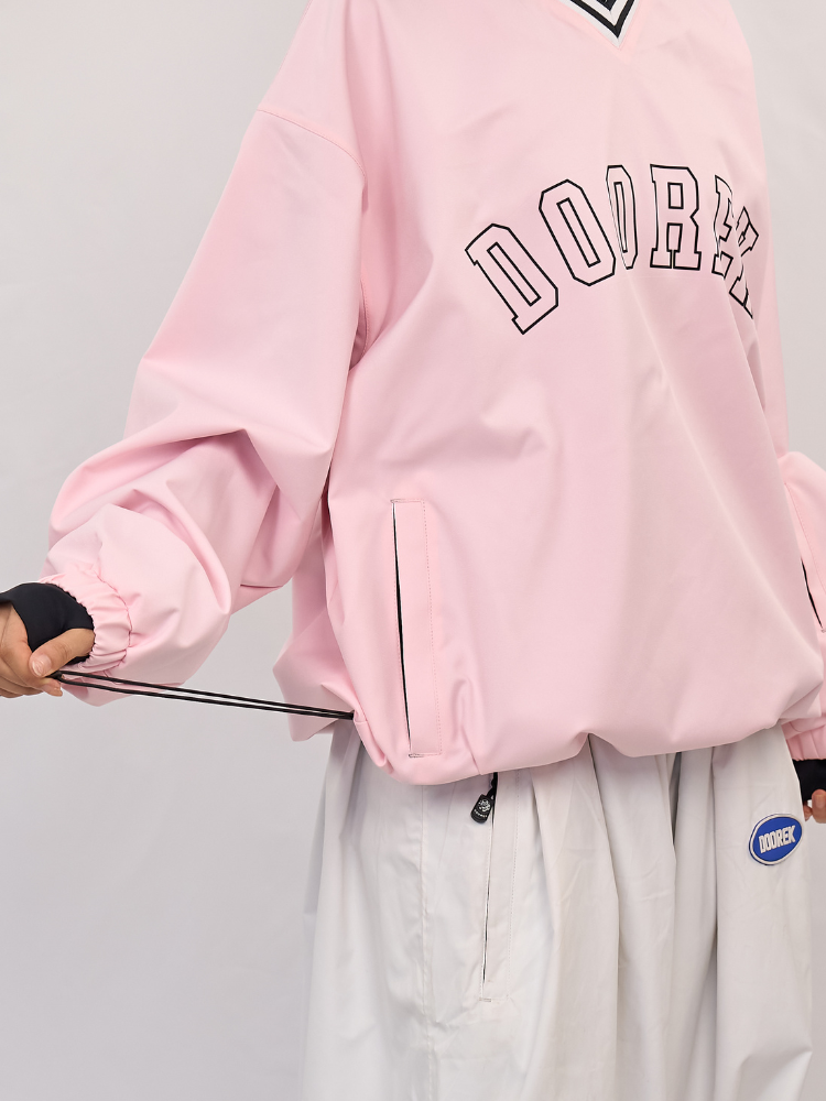 Baseball V-Neck 15K/10K Ski Pullover - Unisex | Doorek