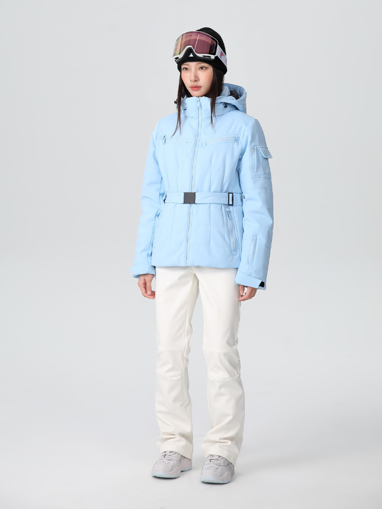 Chic Grid Insulated Ski Jacket - Women's | Searipe