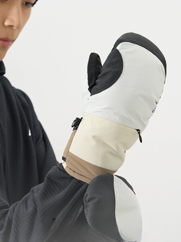 NANDN Colorblock Insulated Ski Mittens