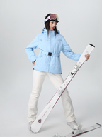 Chic Grid Insulated Ski Jacket - Women's | Searipe
