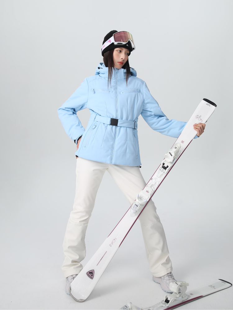 Chic Grid Insulated Ski Jacket - Women's | Searipe