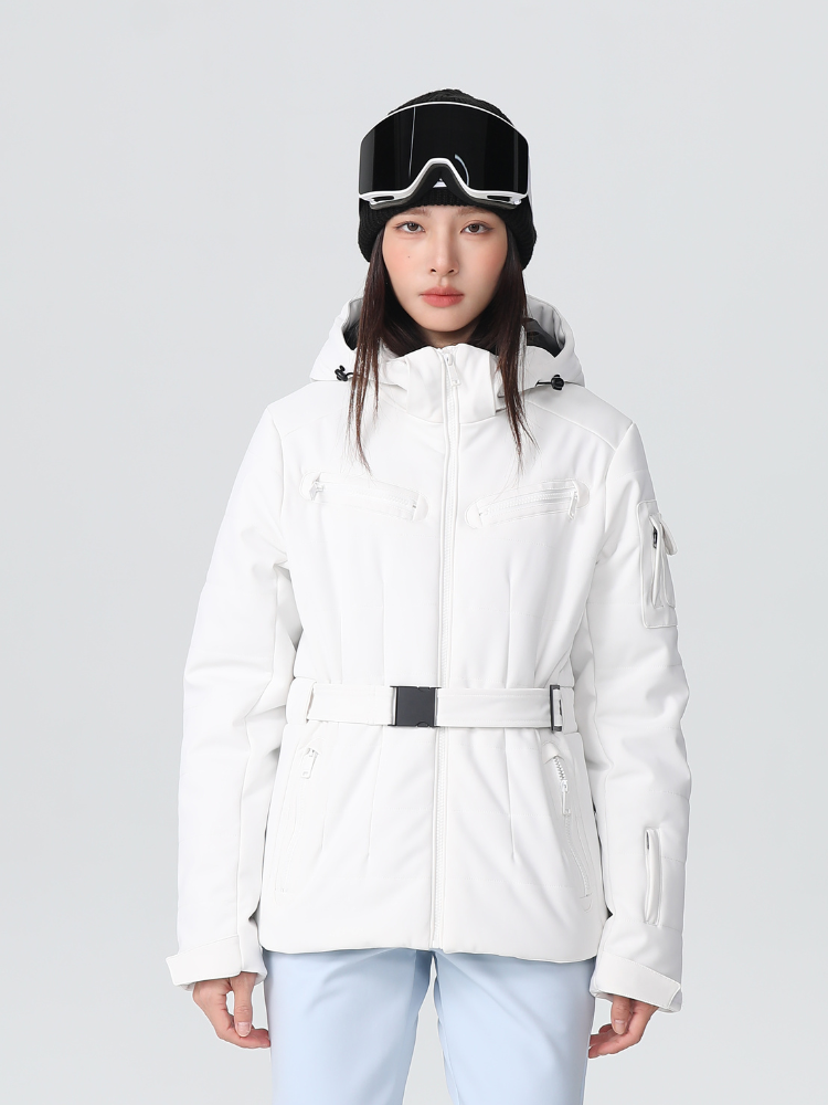 Chic Grid Insulated Ski Jacket - Women's | Searipe