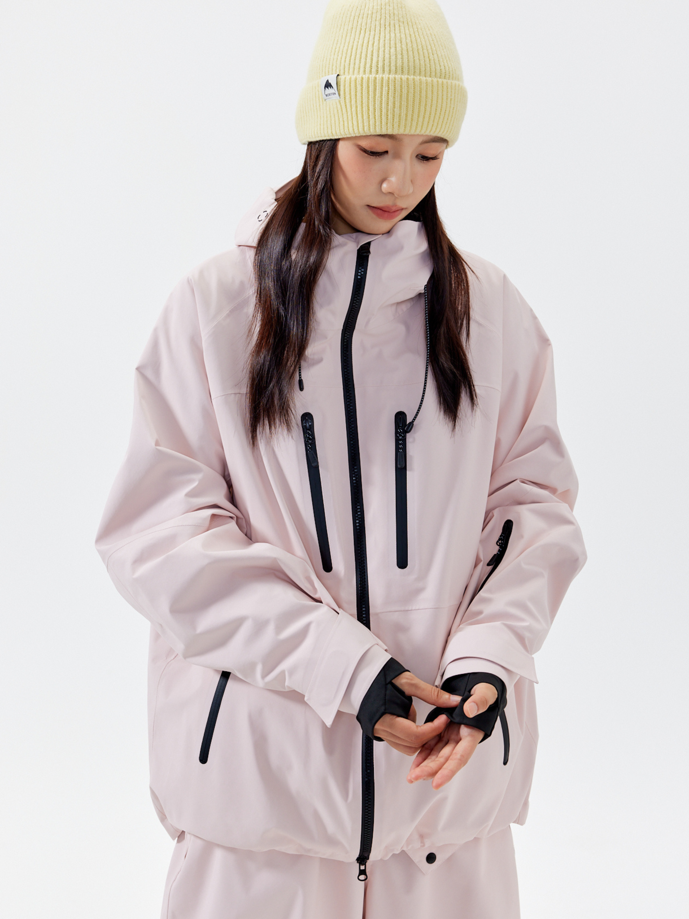 Pink Waterproof Ski Suit - Women's | NANEND