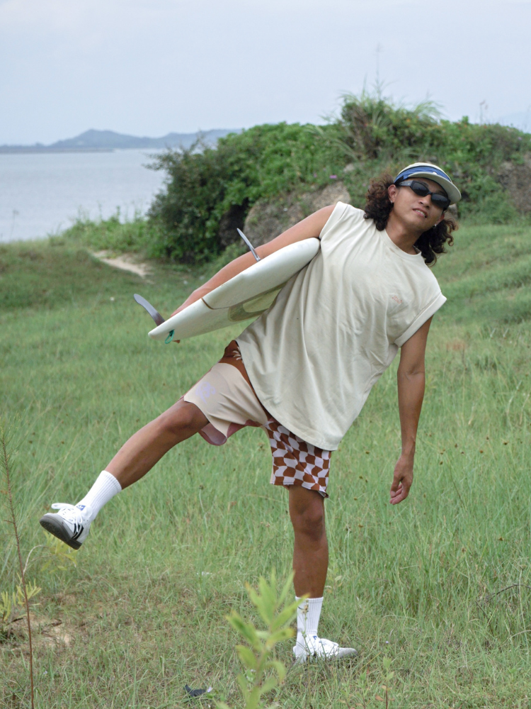Water-Resistant Colorblock Board Shorts – Men’s | ChillHang