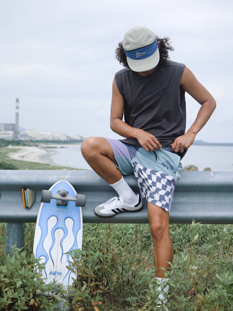 Water-Resistant Colorblock Board Shorts – Men’s | ChillHang