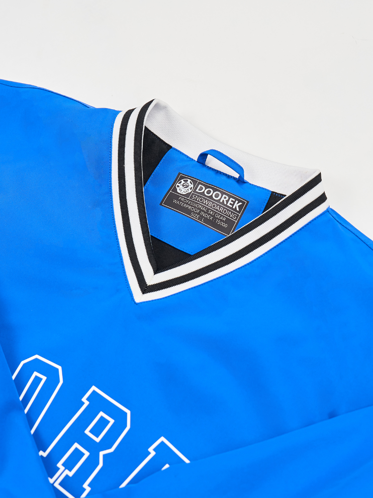 Baseball V-Neck 15K/10K Ski Pullover - Unisex | Doorek
