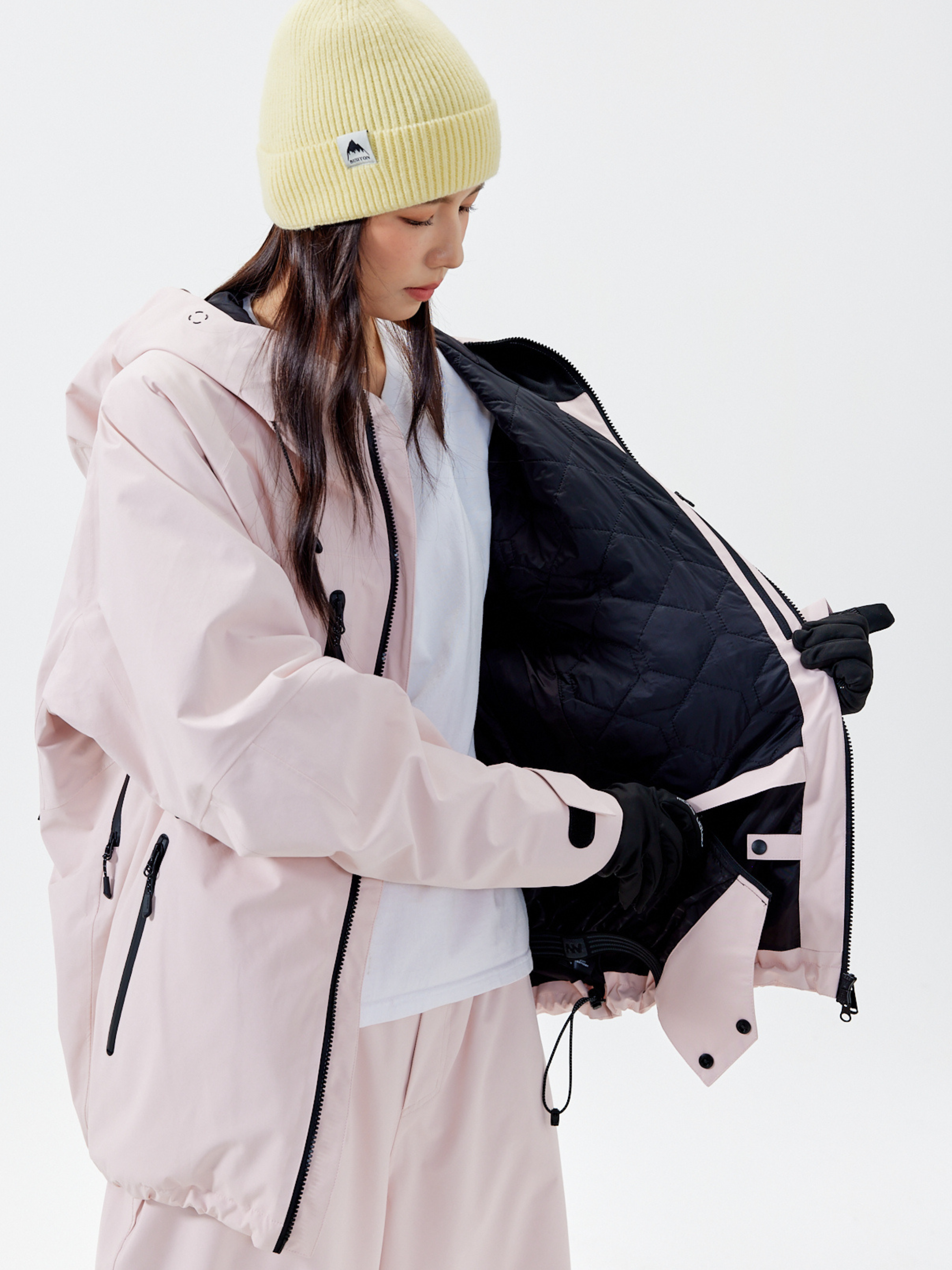 Pink Waterproof Ski Suit - Women's | NANEND