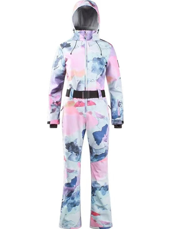 Sleek Belted Ski Suit – Women's | Gsou Snow