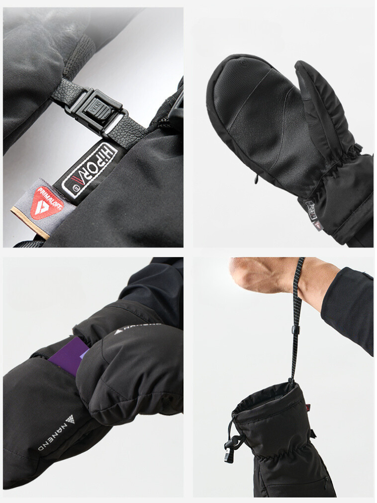 Radiant Winter Snow Mittens - PrimaLoft | NANDN