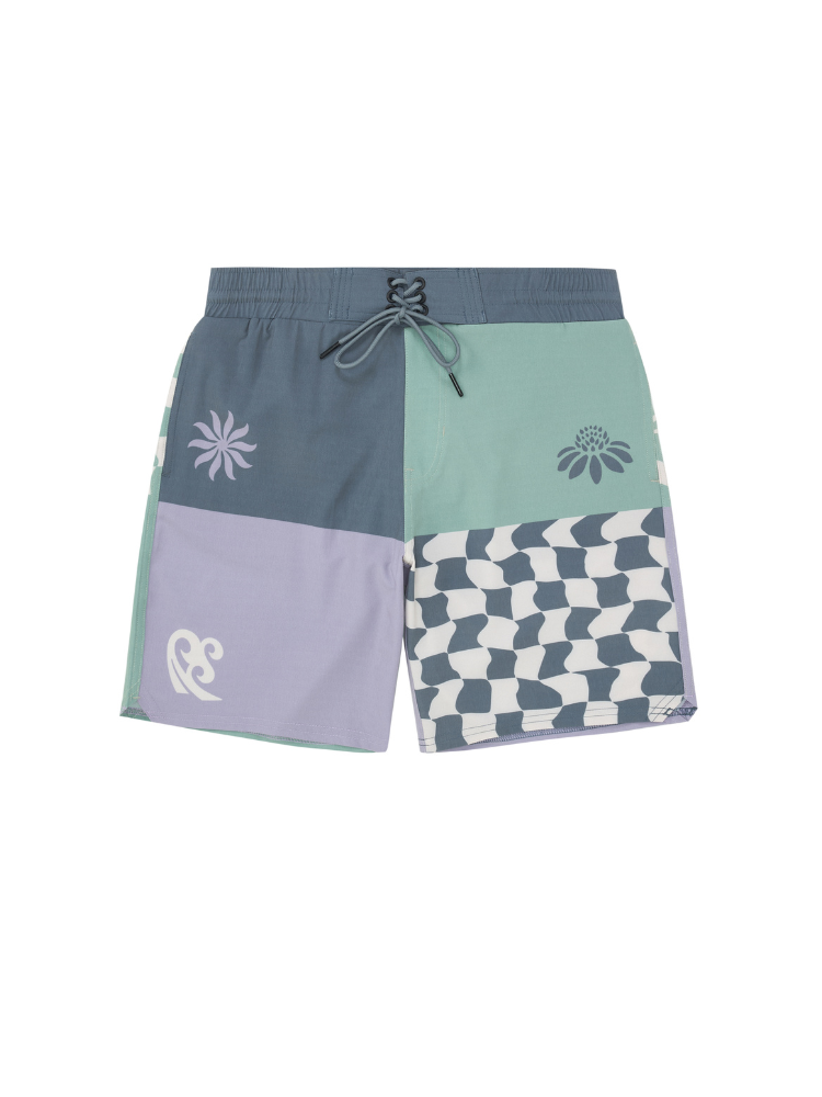 Water-Resistant Colorblock Board Shorts – Men’s | ChillHang