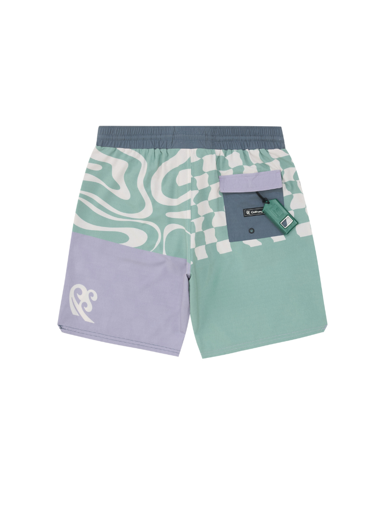 Water-Resistant Colorblock Board Shorts – Men’s | ChillHang