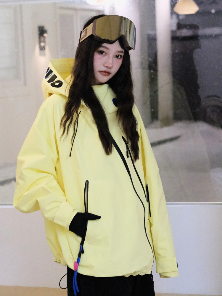 Hellystudio 3L Aurora Zip Lemon Ski Jacket - Unisex Hellystudio | Snowears.com