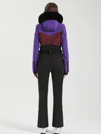 Violet Edge Slim Ski One-Piece – Women's | Gsou Snow