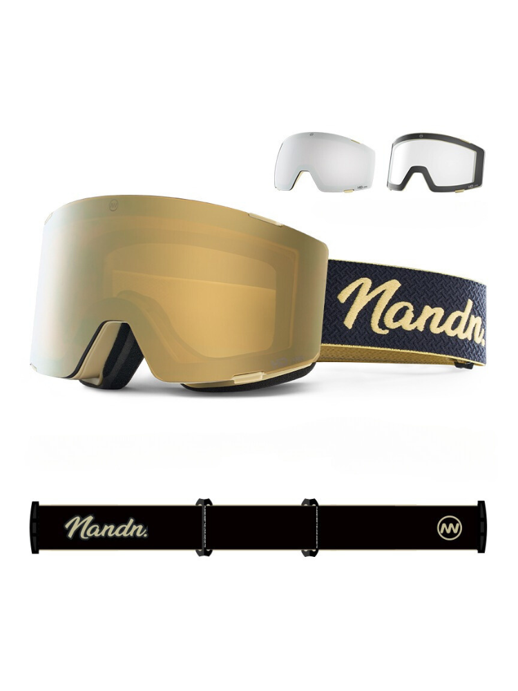 NANDN 3-Lens Magnetic Ski Goggles