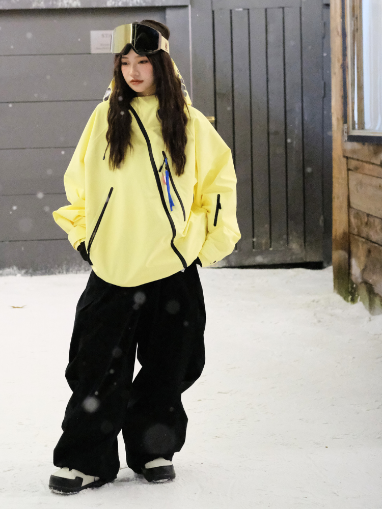 Hellystudio 3L Aurora Zip Lemon Ski Jacket - Unisex Hellystudio | Snowears.com