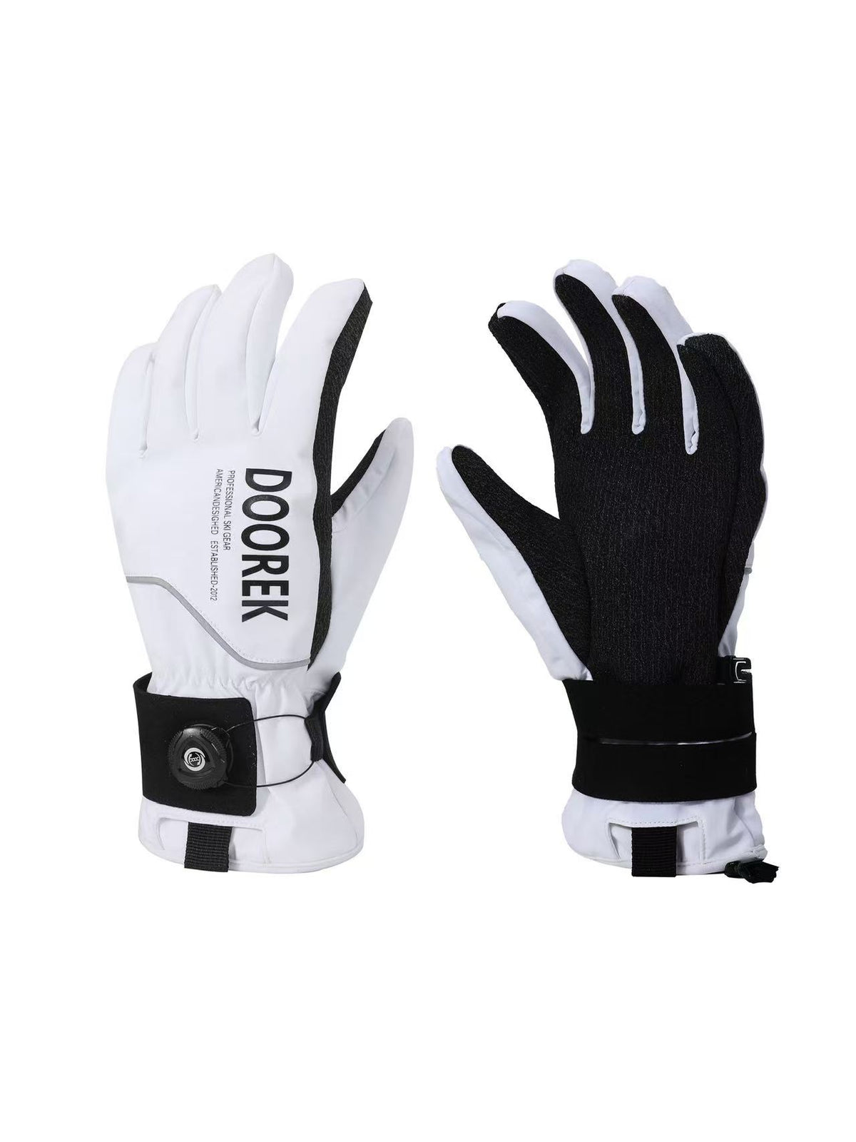 Kevlar Palm Wrist Guard Insulated Ski Gloves – Unisex | Doorek