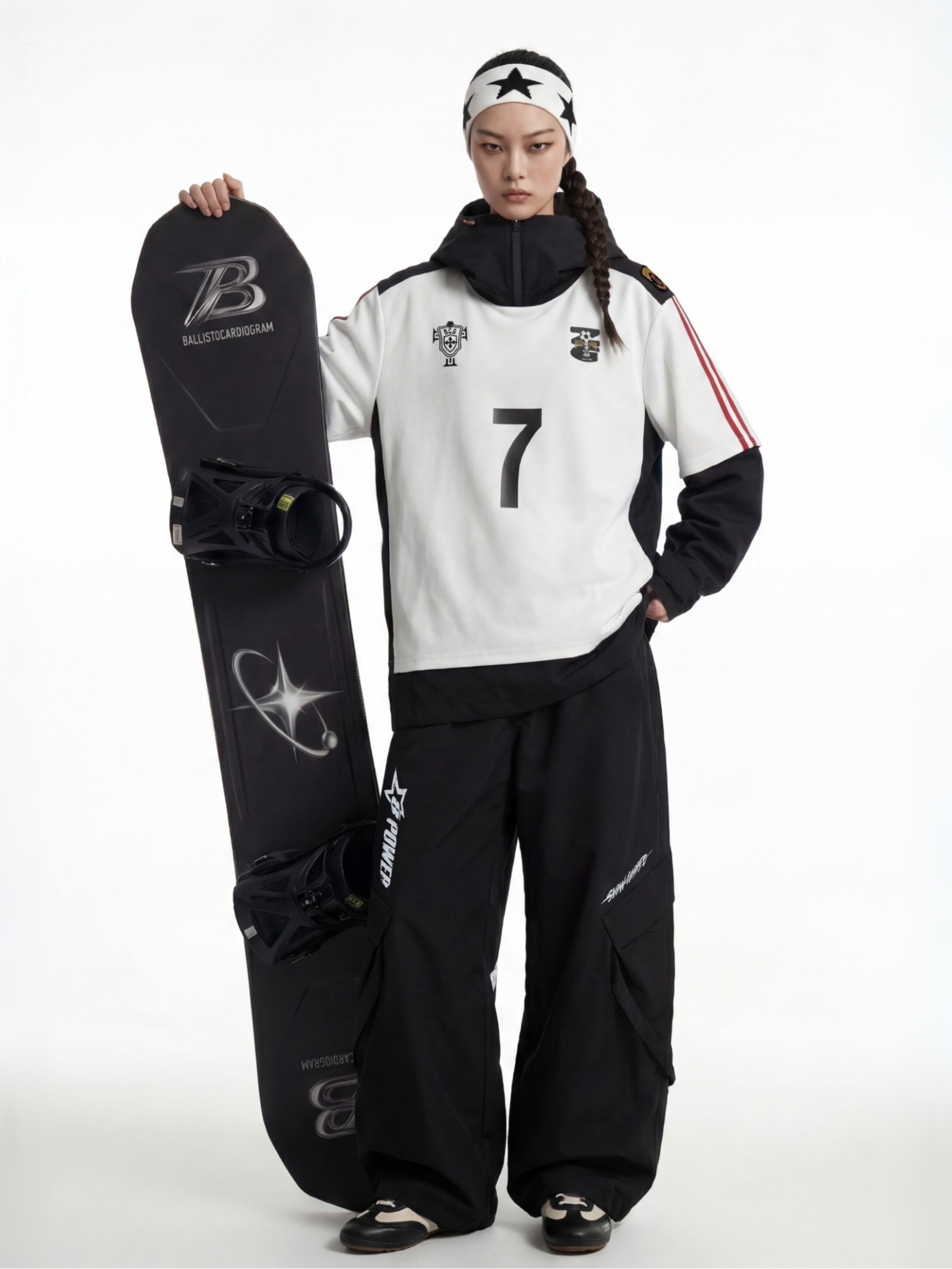 No.7 Street Goal Oversized Snow Hoodie – Unisex | BCG