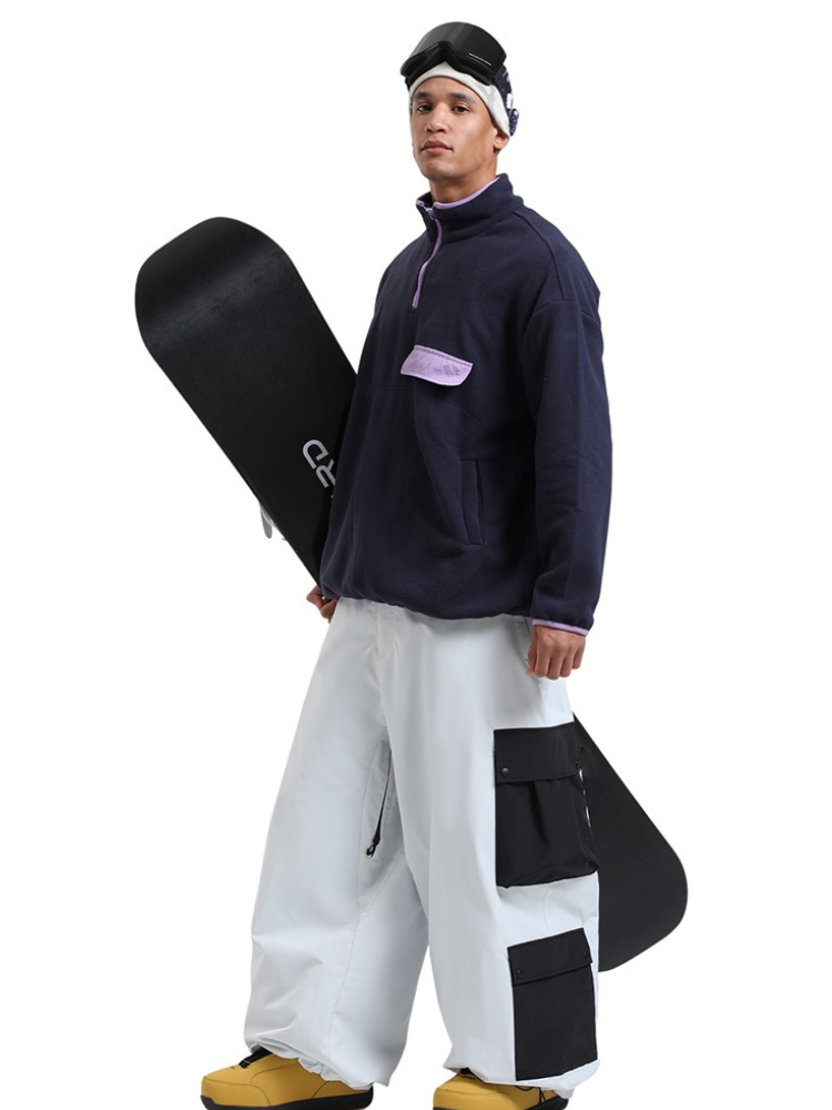 Color Block Double Cargo Snow Pants - Unisex | Gsou Snow