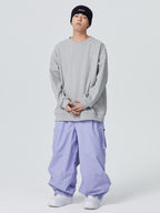 3L Monochrome Baggy Cargo Pants - Men's | Searipe