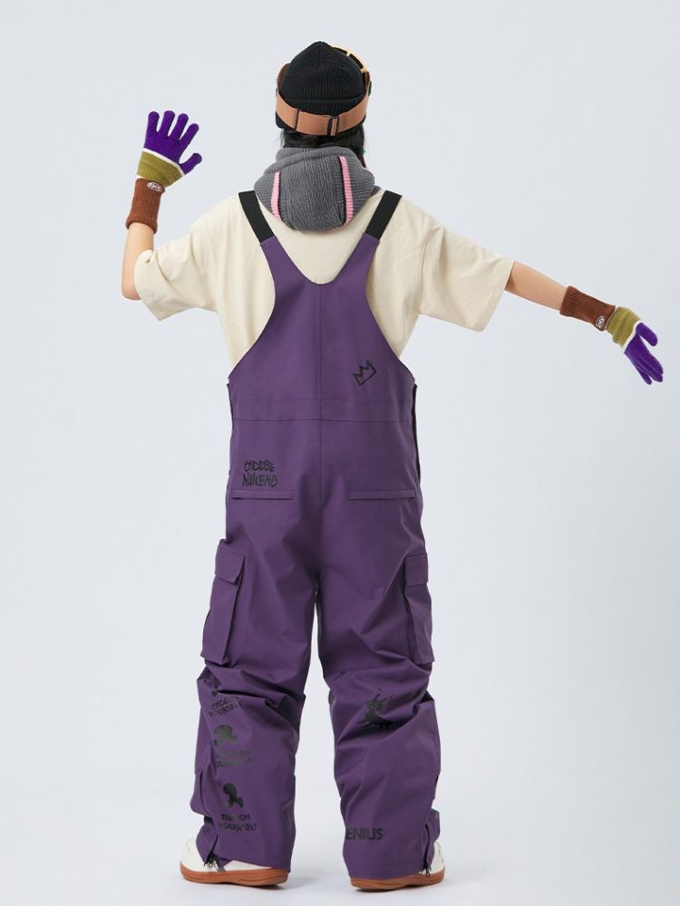 Graffiti 10K Baggy Bib Pants – Unisex | NANDN