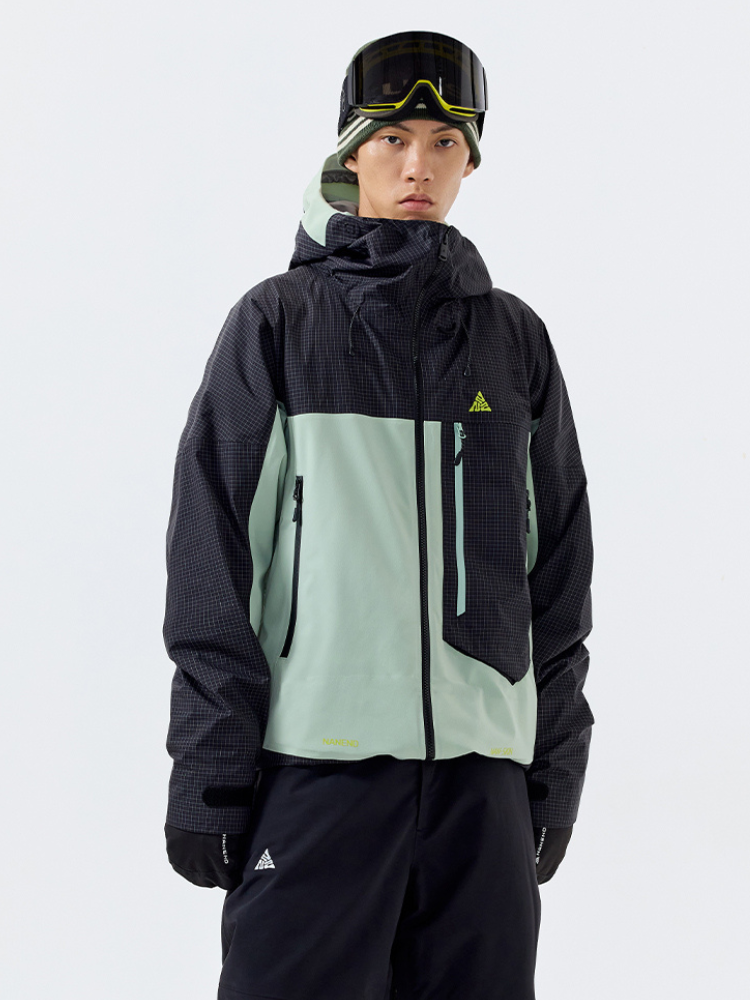 Grid 3L RECCO Insulated Snow Jacket - Men's | NANDN