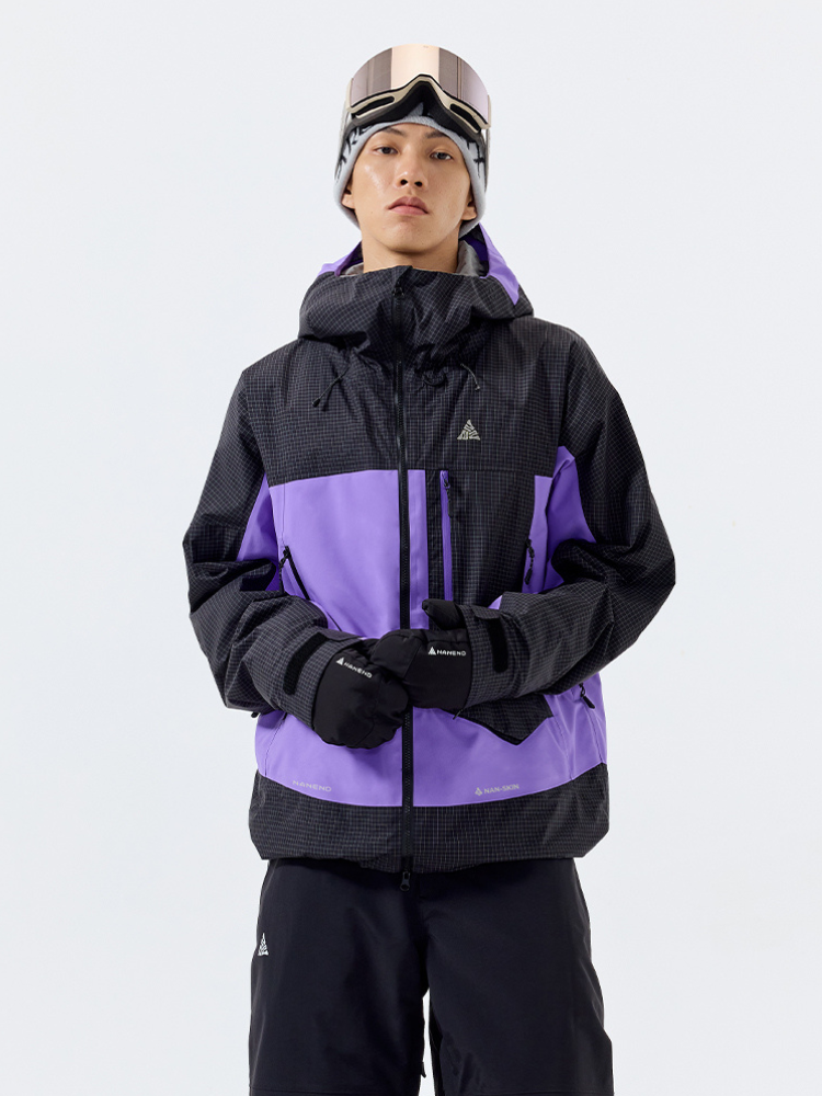 Grid 3L RECCO Insulated Snow Jacket - Men's | NANDN