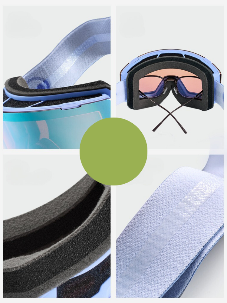 NANDN 3-Lens Magnetic Ski Goggles