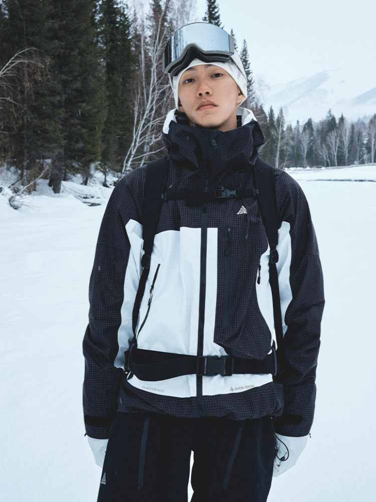 Grid 3L RECCO Insulated Snow Jacket - Men's | NANDN