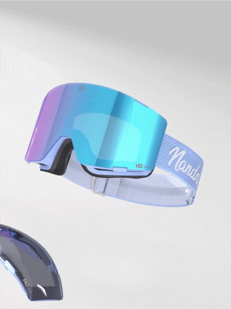 NANDN 3-Lens Magnetic Ski Goggles