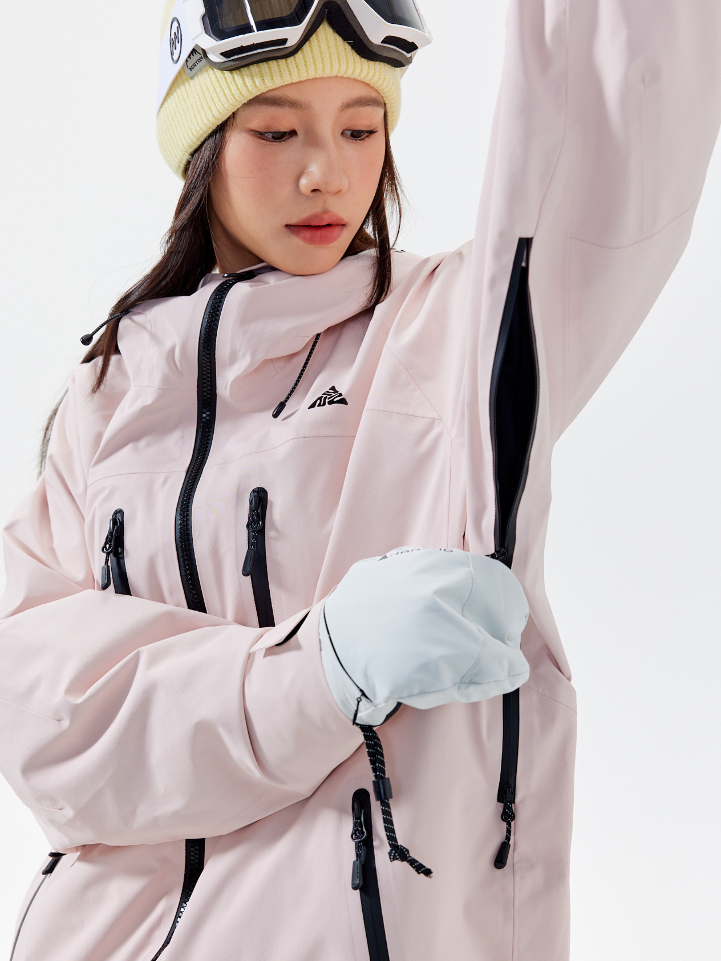 Pink Waterproof Ski Suit - Women's | NANEND