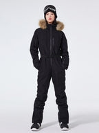 Insulated Fur Hood 10K One Piece - Women's | ARCTIC QUEEN