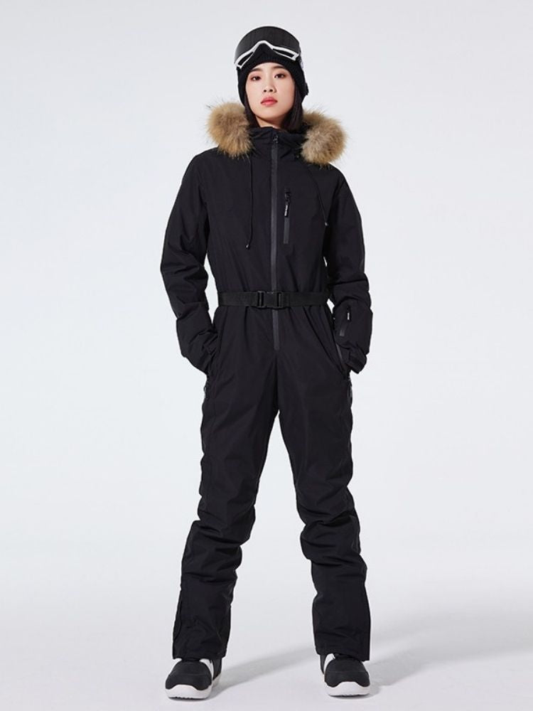 ARCTIC QUEEN Insulated Fur Hood One Piece - Women's