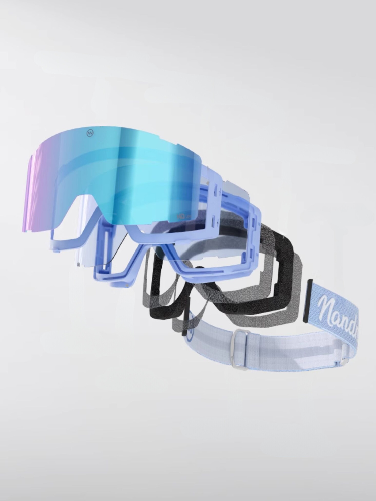 NANDN 3-Lens Magnetic Ski Goggles