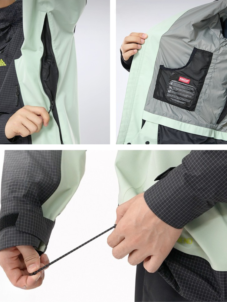 Grid 3L RECCO Insulated Snow Jacket - Men's | NANDN
