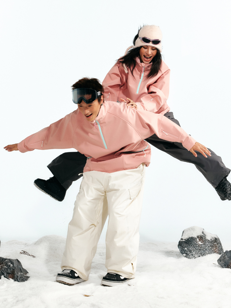 LITAN Half-Zip Fleece Snow Pullover - Men's