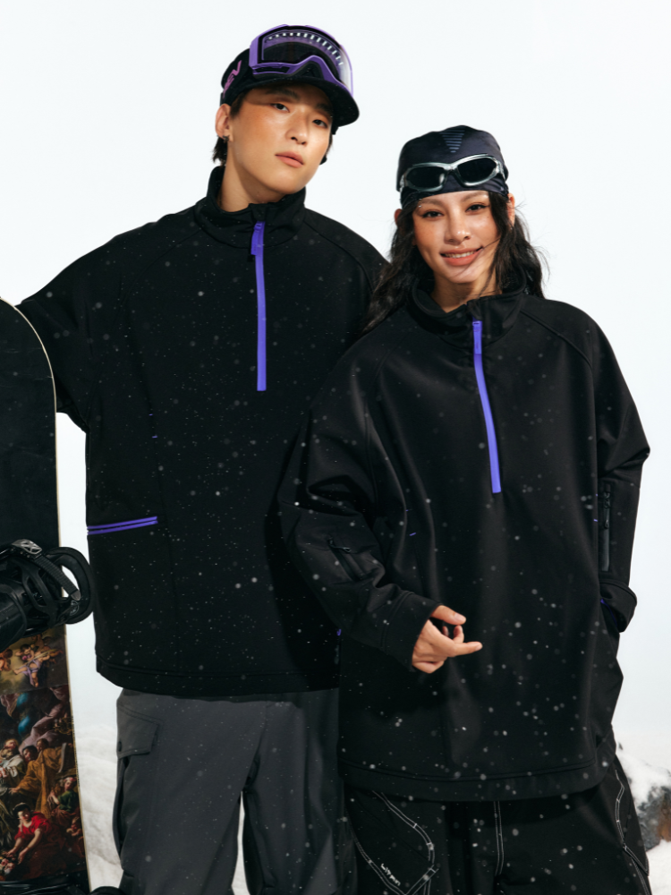 LITAN Half-Zip Fleece Snow Pullover - Women's