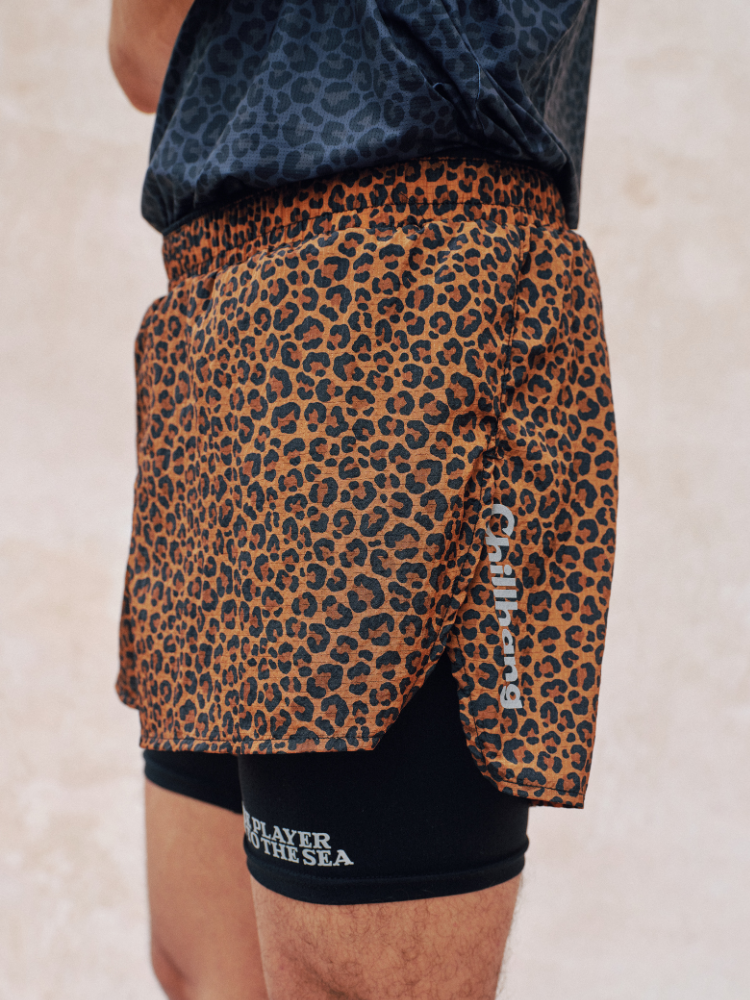 Leopard Print Running Shorts – Men's | ChillHang