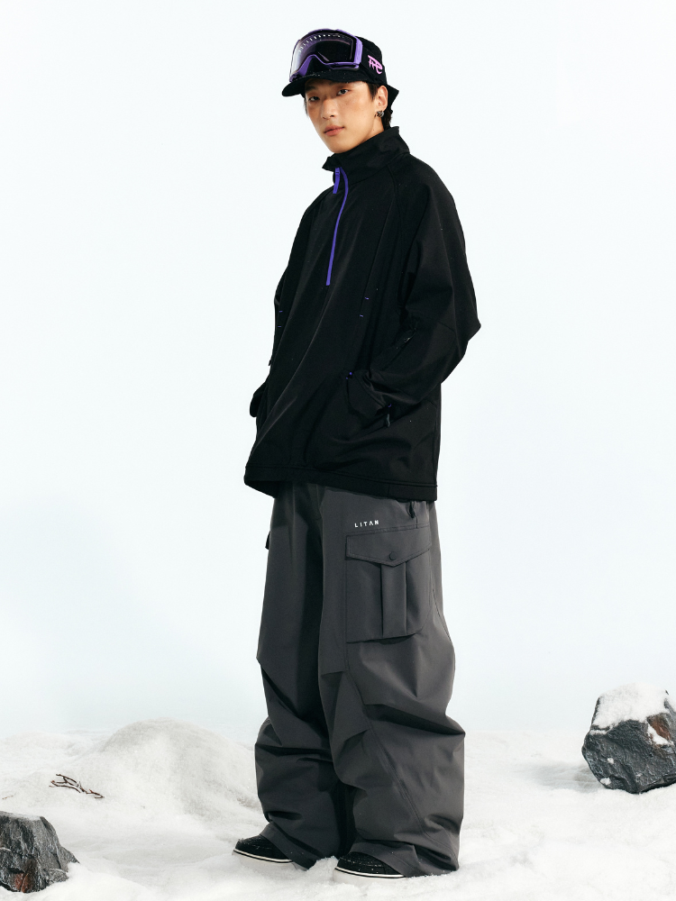 LITAN Half-Zip Fleece Snow Pullover - Men's