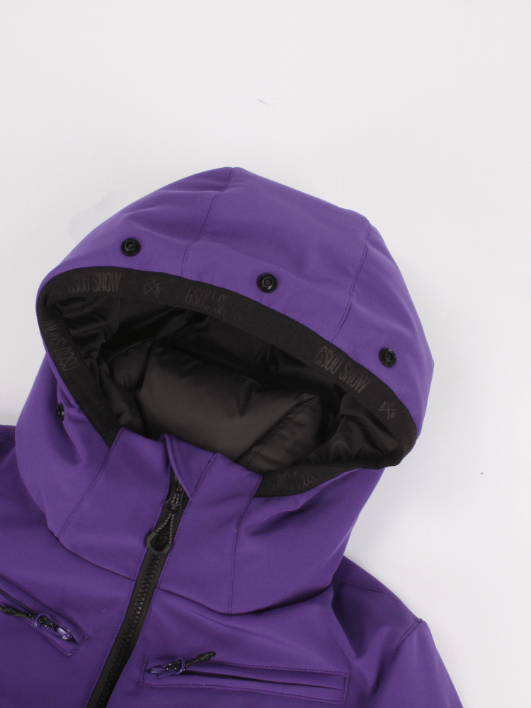 Violet Edge Slim Ski One-Piece – Women's | Gsou Snow