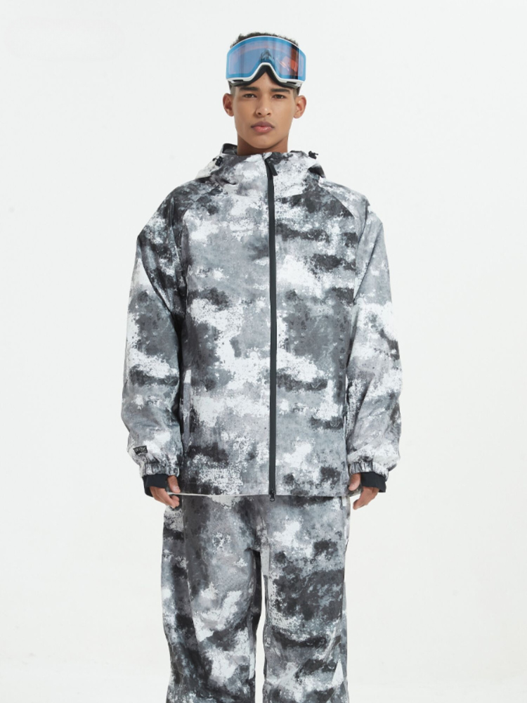 Retro Tie-Dye 15K Insulated Snow Suit – Unisex | Doorek