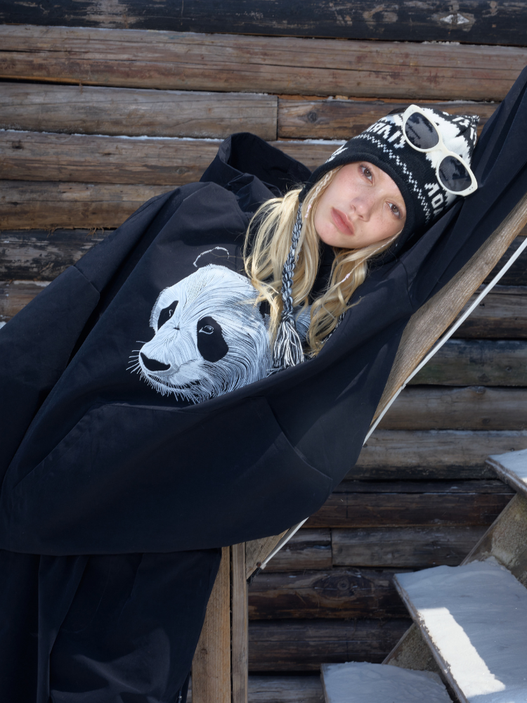 3L Animal Graphic Baggy Snow Anorak – Unisex | Hellystudio